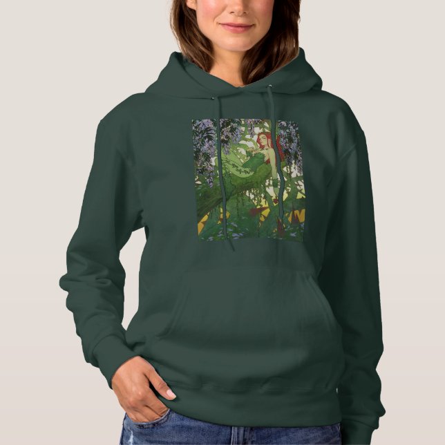 Batman Rebirth Poison Ivy Cover Illustration Hoodie (Front)
