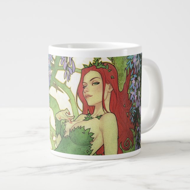 Batman Rebirth Poison Ivy Cover Illustration Large Coffee Mug (Front Right)
