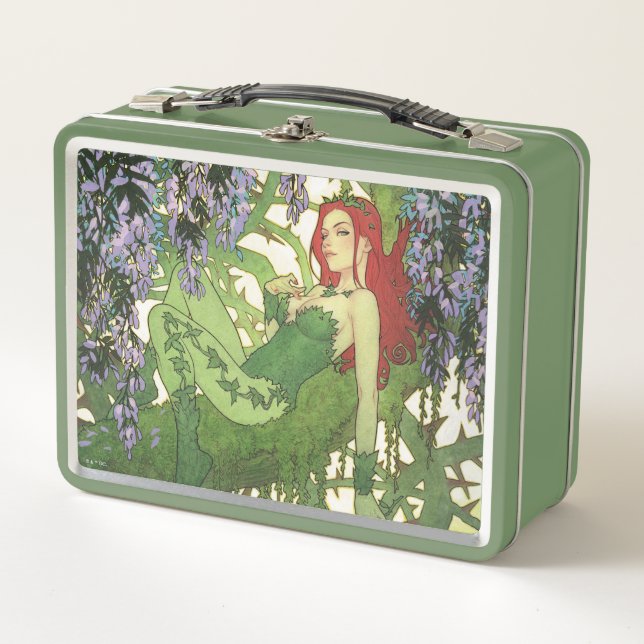 Batman Rebirth Poison Ivy Cover Illustration Metal Lunch Box (Front)