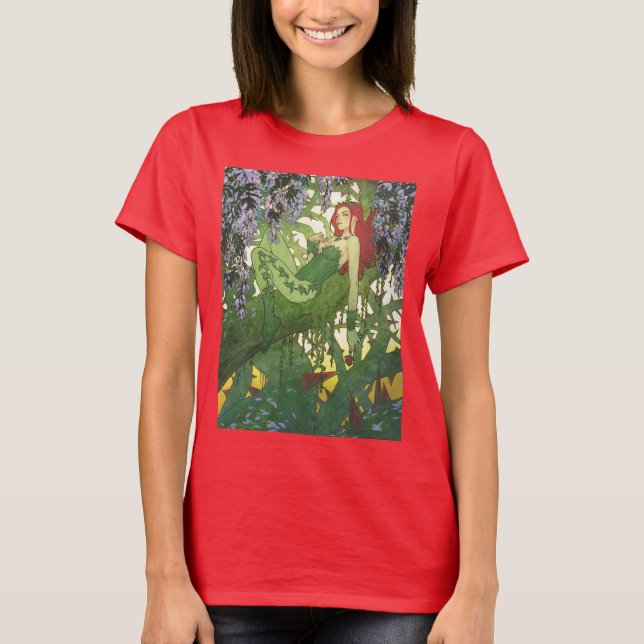 Batman Rebirth Poison Ivy Cover Illustration T-Shirt (Front)