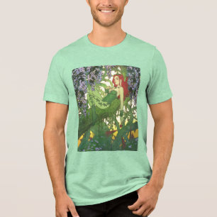 Batman Rebirth Poison Ivy Cover Illustration Tri-Blend Shirt