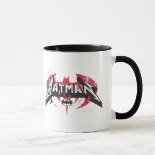 Batman   Red and Black Logo Mug