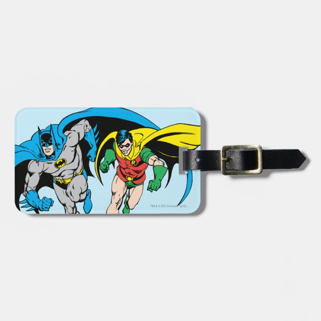 Batman & Robin Luggage Tag (Front Horizontal)