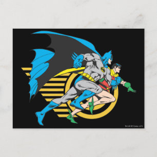 Batman & Robin Profile Postcard