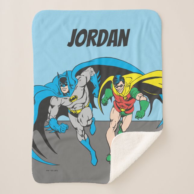 Batman & Robin Sherpa Blanket (Front)
