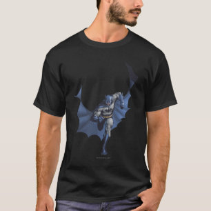 Batman runs with flying cape T-Shirt