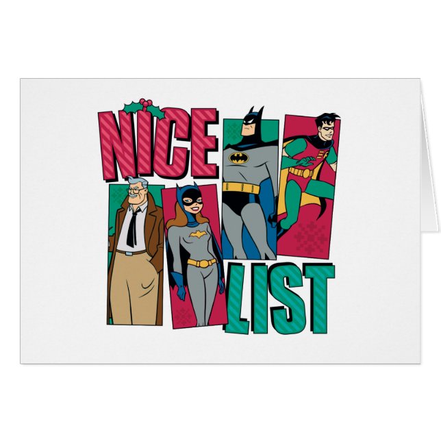 Batman | Santa Nice List of Heroes (Front Horizontal)