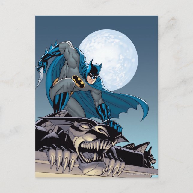Batman Scenes - Gargoyle Postcard (Front)