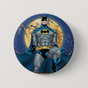 Batman Scenes - Moon Front View 6 Cm Round Badge