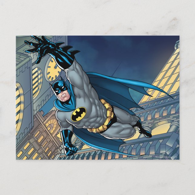 Batman Scenes - Soaring Postcard (Front)