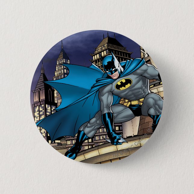 Batman Scenes - Tower 6 Cm Round Badge (Front)