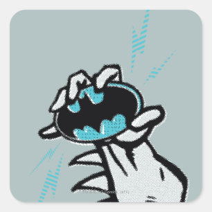 Batman Skate Logo 2 Square Sticker