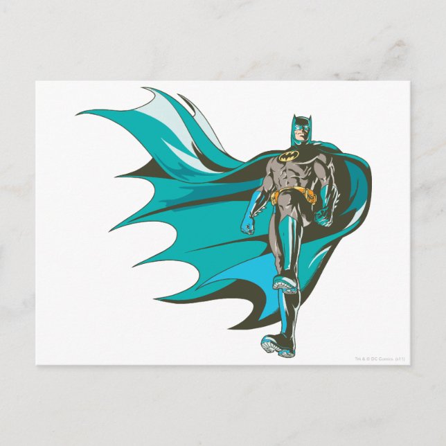 Batman Standing Postcard (Front)