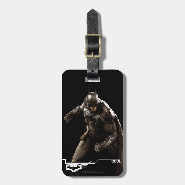 Batman Standing With Cape Luggage Tag (Front Vertical)