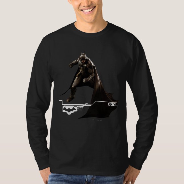 Batman Standing With Cape T-Shirt (Front)