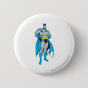 Batman Stands 6 Cm Round Badge