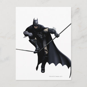 Batman Stepping On Line Postcard