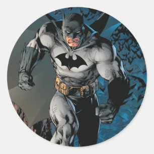 Batman Stride Classic Round Sticker