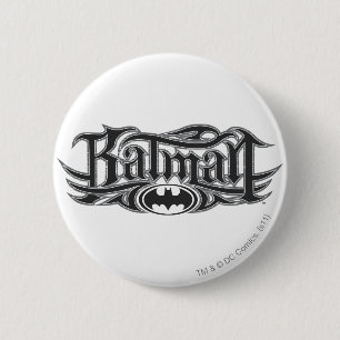 Batman   Stylized Logo 6 Cm Round Badge