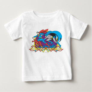 Batman + Superman + Flash Baby T-Shirt