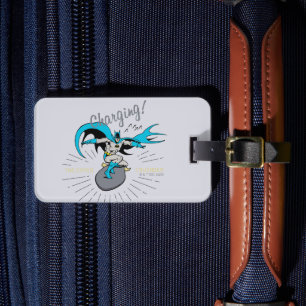 Batman Surfing - Charging! Luggage Tag