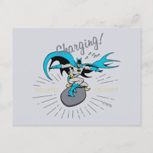 Batman Surfing - Charging! Postcard