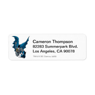 Batman swings from rope