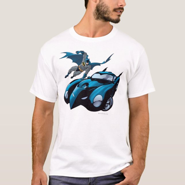 Batman swings over T-Shirt (Front)
