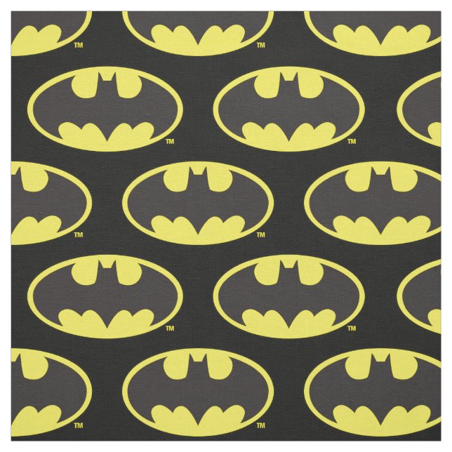 Batman Symbol | Bat Oval Logo Fabric (Swatch)