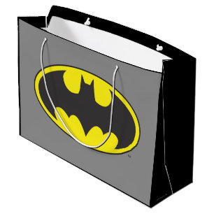 Batman Symbol Bat Oval Logo Large Gift Bag