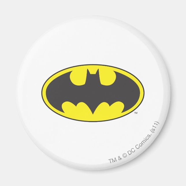 Batman Symbol | Bat Oval Logo Magnet (Front)