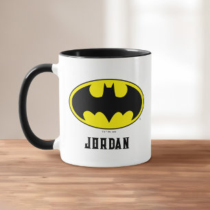 Batman Symbol   Bat Oval Logo Mug
