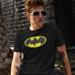 Batman Symbol   Bat Oval Logo Tri-Blend Shirt