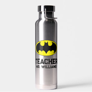 Batman Symbol Bat Oval Logo Water Bottle