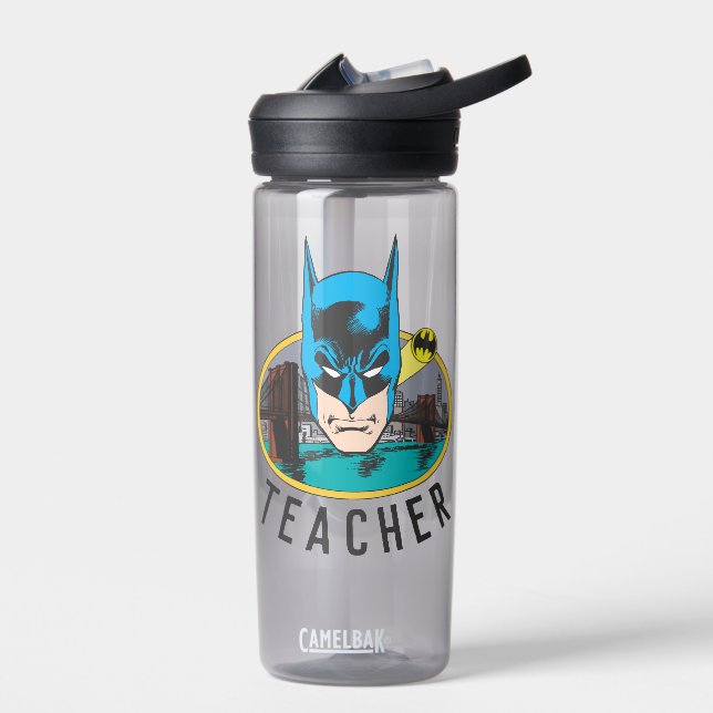 Batman Symbol | Bat Oval Logo Water Bottle (Left)