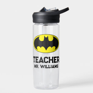Batman Symbol Bat Oval Logo Water Bottle