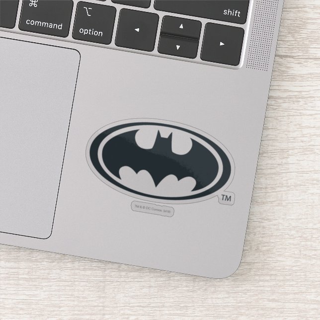 Batman Symbol | Black and White Logo (Detail)