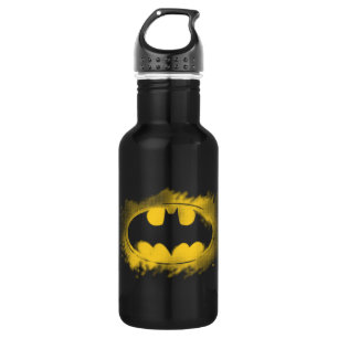 Batman Symbol   Black and Yellow Logo 532 Ml Water Bottle