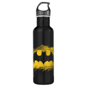 Batman Symbol   Black and Yellow Logo 710 Ml Water Bottle