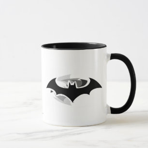 Batman Symbol   Black Shadow Logo Mug