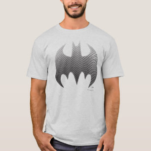 Batman Symbol   Black White Fade Logo T-Shirt