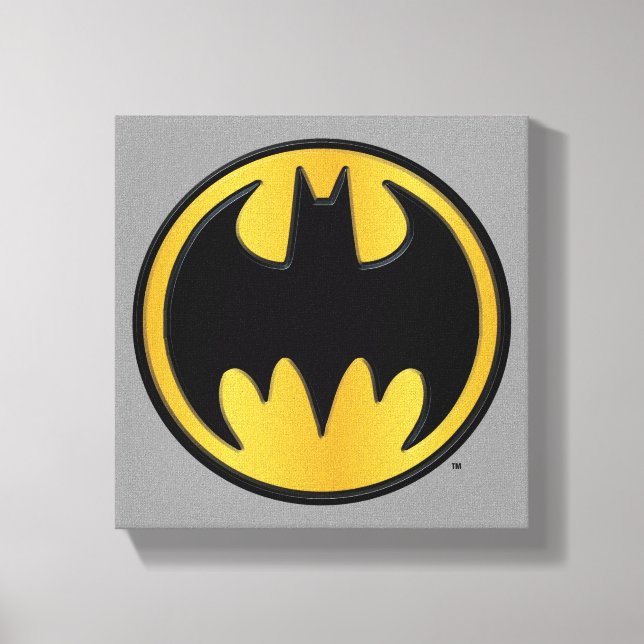 Batman Symbol | Classic Logo Canvas Print (Front)