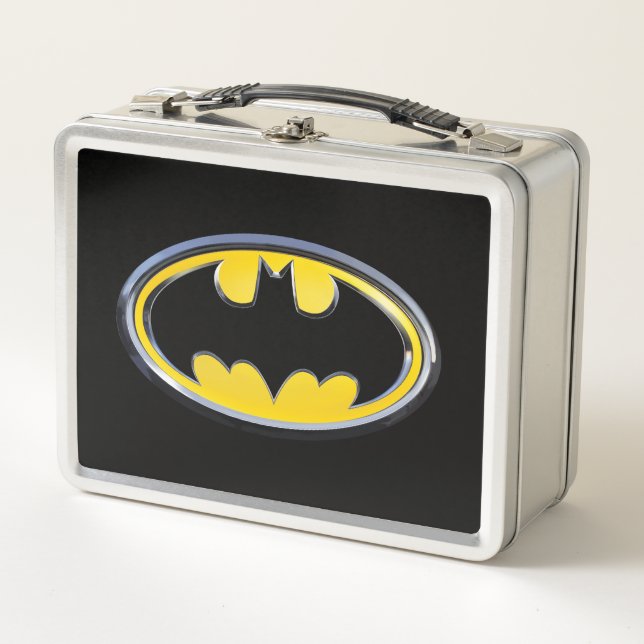 Batman Symbol | Classic Logo Metal Lunch Box (Front)