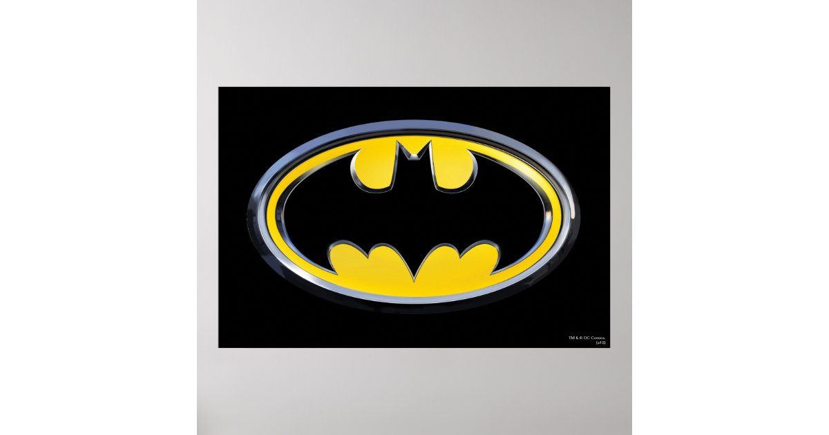 Batman Symbol | Classic Logo Poster | Zazzle