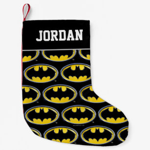 Batman Symbol   Classic Logo Small Christmas Stocking