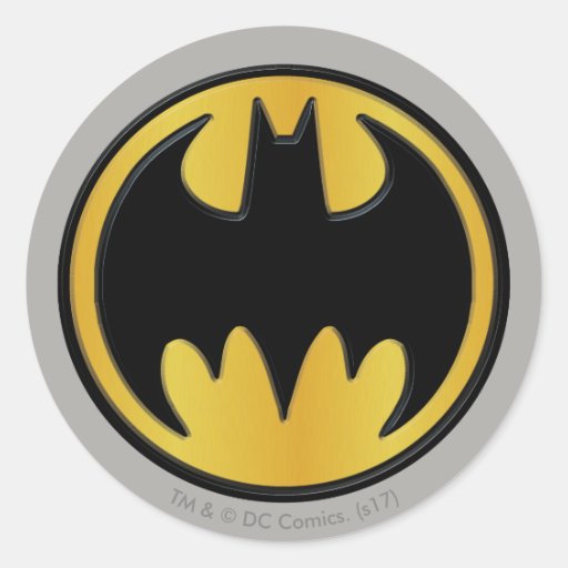 Image of Batman Symbol | Classic Round Logo Classic Round Sticker