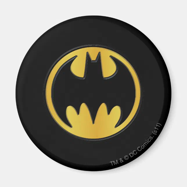 Batman Symbol | Classic Round Logo Magnet | Zazzle