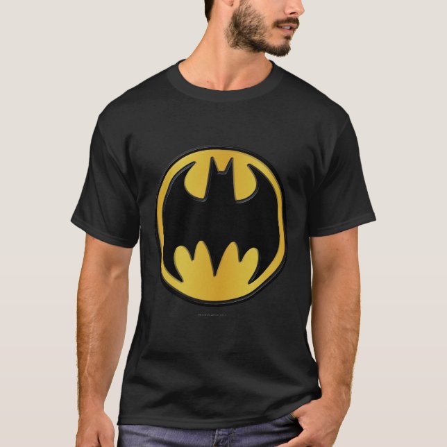 Batman Symbol | Classic Round Logo T-Shirt (Front)