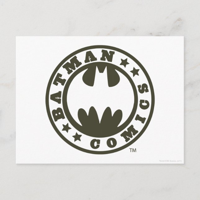 Batman Symbol | Comics Logo Postcard (Front)