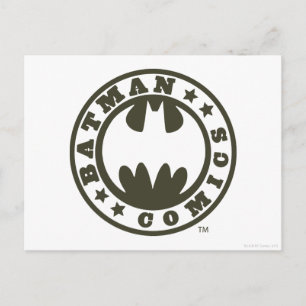 Batman Symbol   Comics Logo Postcard